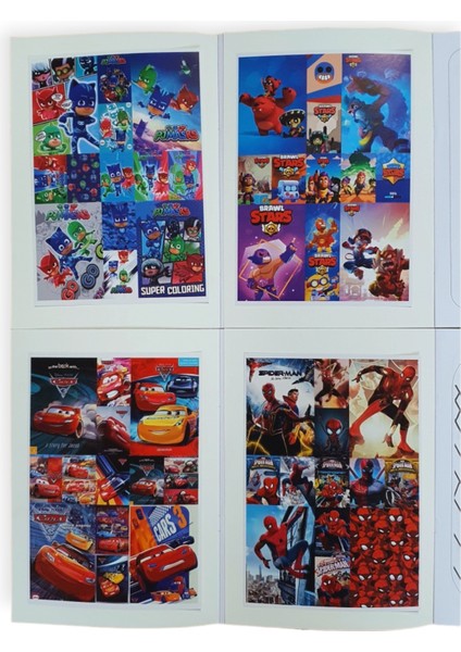 Masal Kahramanları Boyama Kitabı ( Sticker Ve Maske Hediyeli) 4 Kitap Set fiyatları