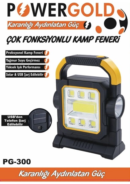 Aral Mini Avm Powerdex Kamp Feneri Işıldak Projektör