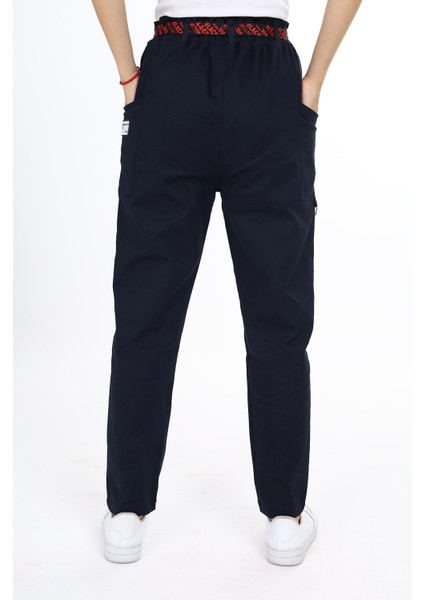 Angelos Girls Kız Çocuk Paça Armalı Jogger Gabardin Pantolon 9-14 Yaş 5310