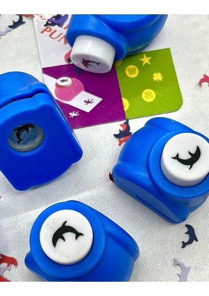 Balık Desenli Mavi Mini Delgeç modelleri