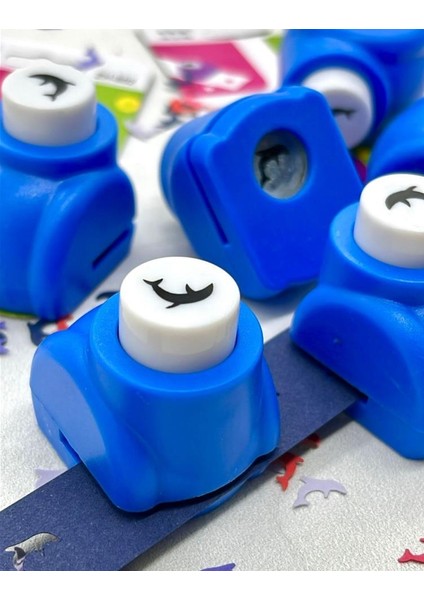 Balık Desenli Mavi Mini Delgeç fırsatları