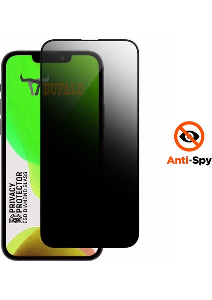 iPhone 11 Pro Max Esd Anti Static Hayalet Privacy Cam Ekran Koruyucu