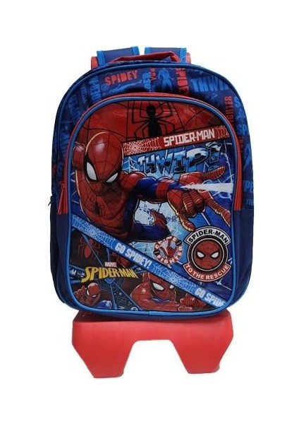 Spıderman Çekçekli Ilkokul Çantası Check Go -48116