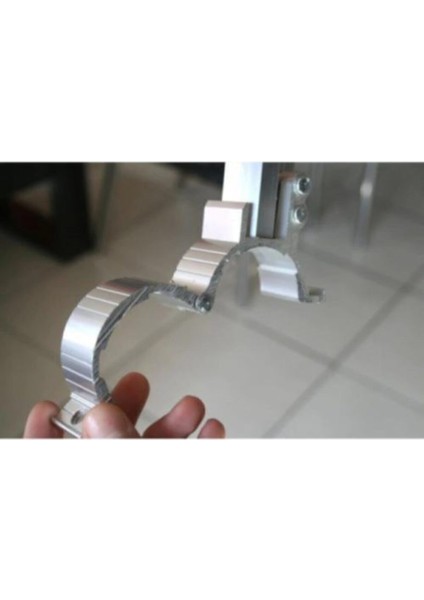 Balkon Çamaşır Kurutma Askılığı Yuvarlak Küpeşte + Çamaşır İpi