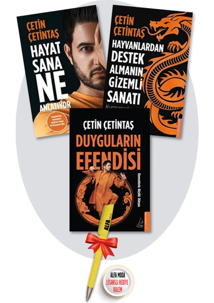 Hayat Sana Ne Anlatıyor + Duyguların Efendisi + Hayvanlardan Destek A. G. S. (Çetin Çetintaş) 3 Set