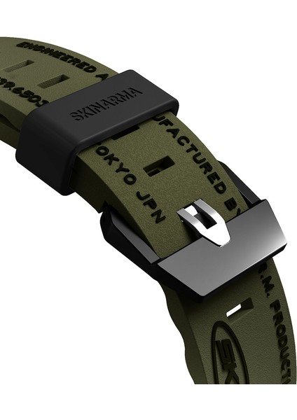 Watch 7 45MM Kordon Skinarma Shokku Silikon Strap Kayış Olive fiyatları