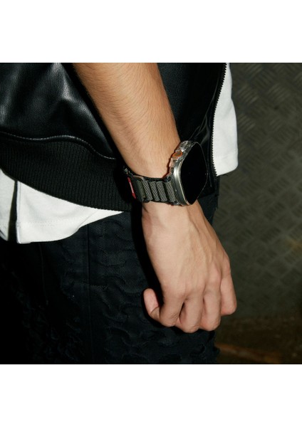 Watch 44MM Kordon Skinarma Kobu Hasır Strap Kayış Olive fırsatları