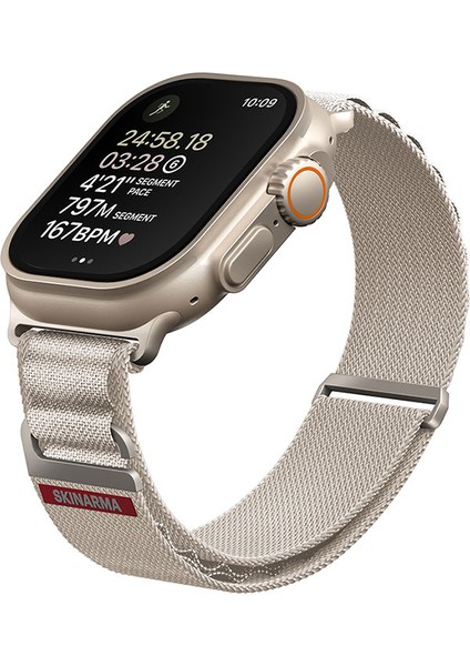 Watch 7 45MM Kordon Skinarma Kobu Hasır Strap Kayış Krem fiyatları
