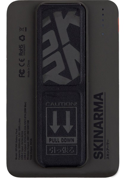 Magsafe Powerbank Skinarma Spunk Wireless Şarj ve Pd Hızlı Şarj Özellikli 15W 5000MAH Yeşil