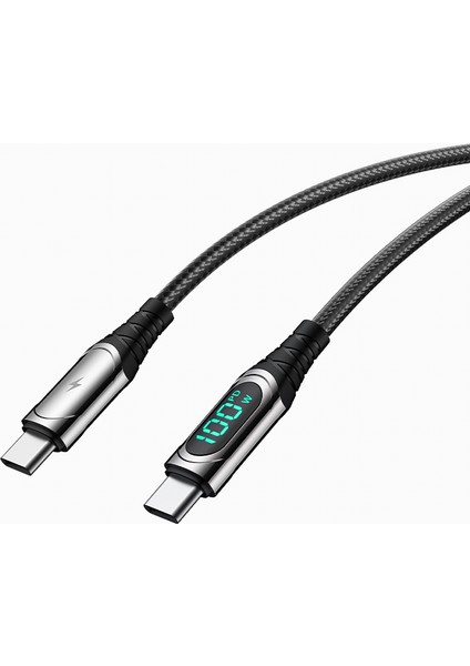 Type-C To Type-C Pd Kablo Recci RTC-P21CCPD Ghost Serisi 100W Hızlı Şarj Özellikli 1.2m