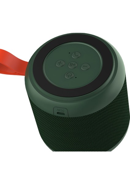 Wireless Bluetooth Speaker Hoparlör Recci RSK-W09 Mozart Serisi Hi-Fi Telefon Tutuculu 1200MAH Yeşil
