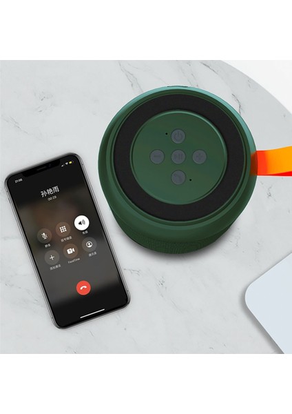 Wireless Bluetooth Speaker Hoparlör Recci RSK-W09 Mozart Serisi Hi-Fi Telefon Tutuculu 1200MAH Yeşil