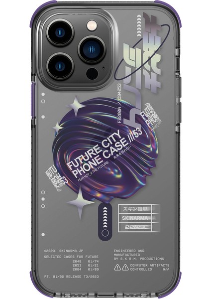 iPhone 14 Pro Max Uyumlu Kılıf Skinarma Şeffaf Airbag Tasarımlı Magsafe Şarj Özellikli Shorai Kapak