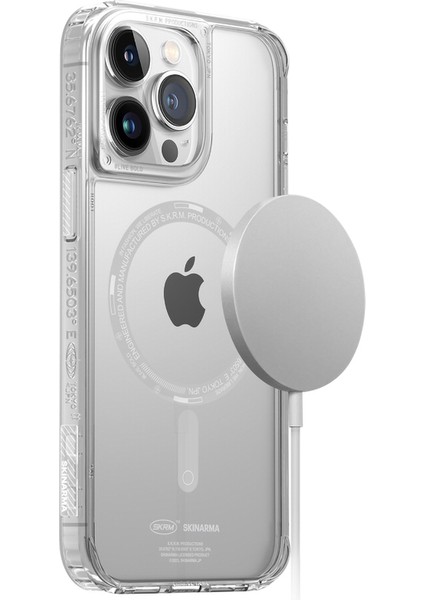 iPhone 14 Pro Uyumlu Kılıf Skinarma Şeffaf Airbag Tasarımlı Magsafe Şarj Özellikli Saido Kapak modelleri
