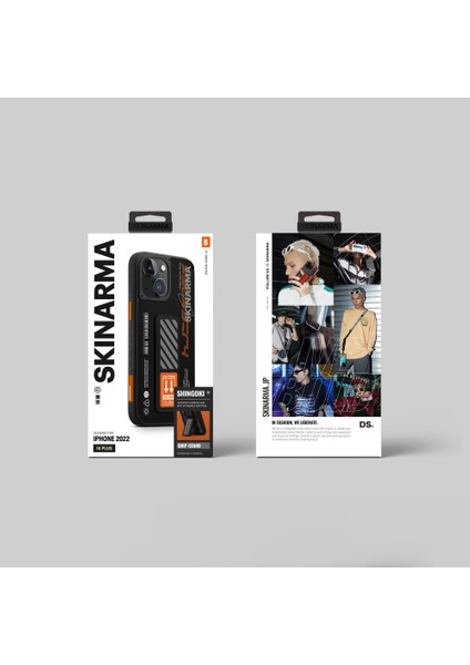 iPhone 14 Plus Uyumlu Kılıf Skinarma Standlı Deri Görünümlü Shingoki Kapak fırsatları
