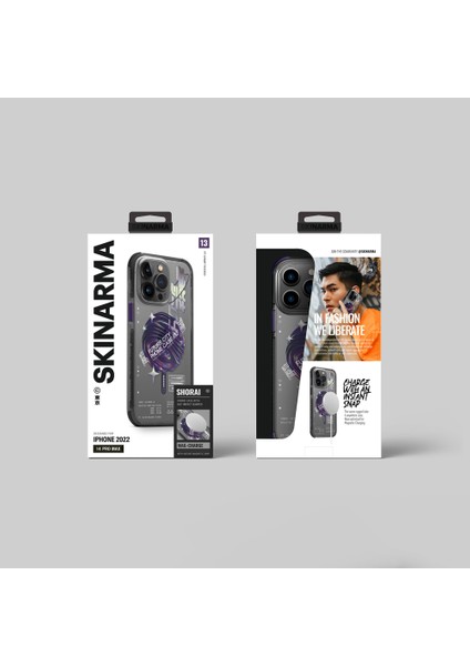 iPhone 14 Pro Uyumlu Kılıf Skinarma Şeffaf Airbag Tasarımlı Magsafe Şarj Özellikli Shorai Kapak fırsatları