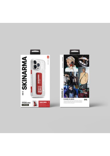 iPhone 14 Pro Uyumlu Kılıf Skinarma Standlı Şeffaf Tasarımlı Taihi Sora Kapak fırsatları