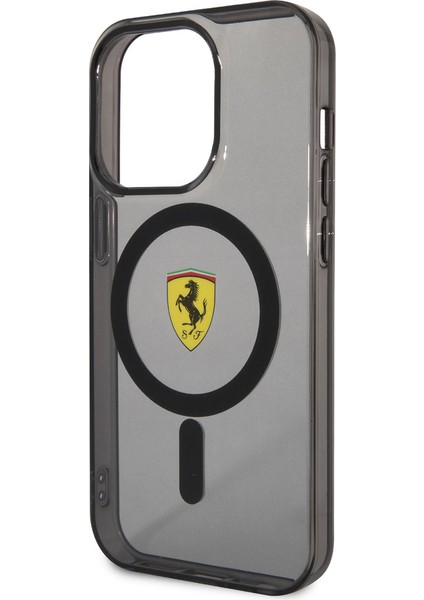 iPhone 14 Pro Uyumlu Kılıf Ferrari Magsafe Şarj Özellikli Yarı Transparan Dizayn Kapak fiyatları