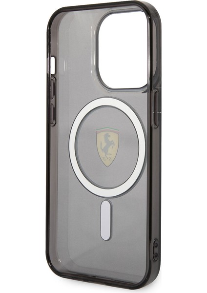iPhone 14 Pro Uyumlu Kılıf Ferrari Magsafe Şarj Özellikli Yarı Transparan Dizayn Kapak indirimleri