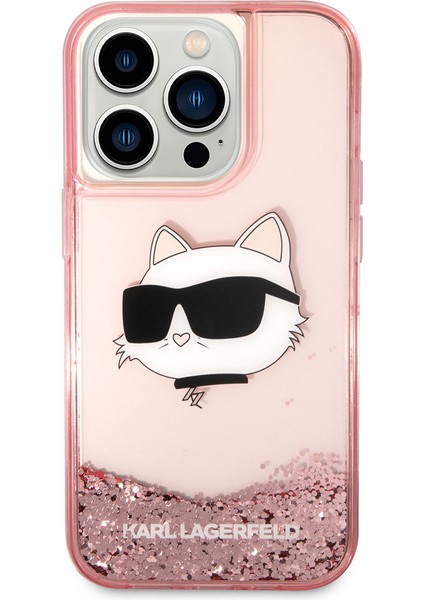 iPhone 14 Pro Max Uyumlu Kılıf Sıvılı Simli Choupette Head Dizayn Kapak fiyatları