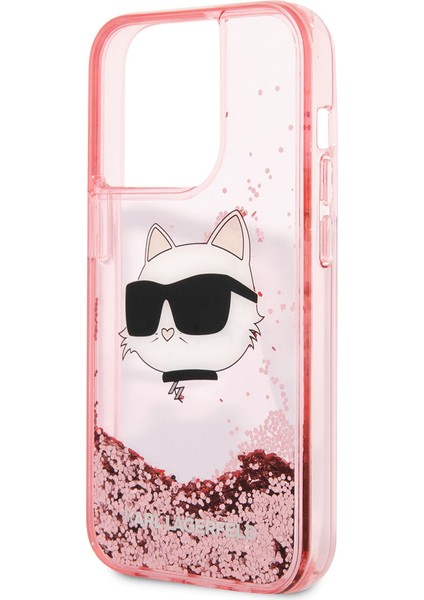 iPhone 14 Pro Max Uyumlu Kılıf Sıvılı Simli Choupette Head Dizayn Kapak fırsatları