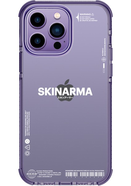 iPhone 14 Pro Max Uyumlu Kılıf Skinarma Şeffaf Airbag Tasarımlı Iro Kapak