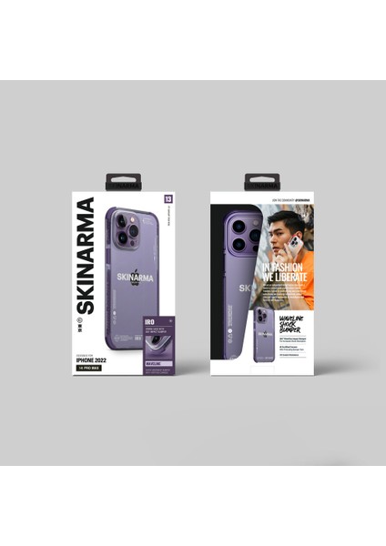 iPhone 14 Pro Max Uyumlu Kılıf Skinarma Şeffaf Airbag Tasarımlı Iro Kapak fırsatları