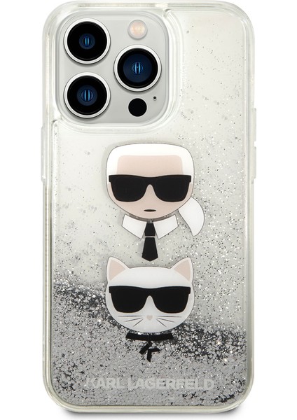 iPhone 14 Pro Uyumlu Kılıf Sıvılı Simli K&c Head Dizayn Kapak fiyatları