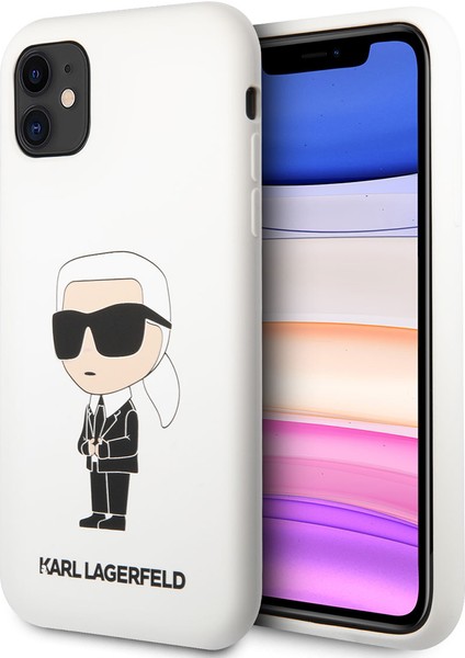 iPhone 11 Uyumlu Kılıf Silikon Karl Dizayn Kapak