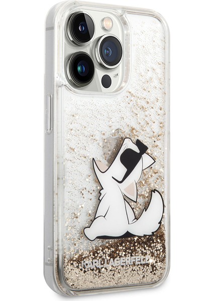 iPhone 14 Pro Uyumlu Kılıf Sıvılı Simli Choupette Dizayn Kapak modelleri