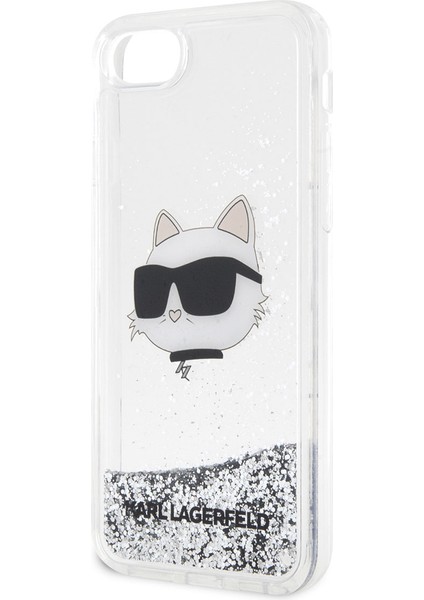 iPhone Se 2020 Uyumlu Kılıf Sıvılı Simli Choupette Head Dizayn Kapak indirimleri