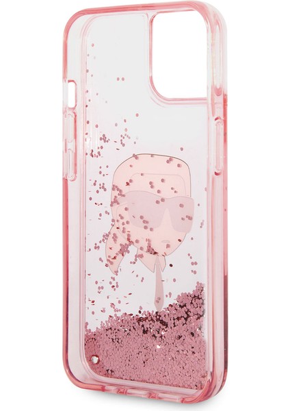 iPhone 14 Uyumlu Kılıf Sıvılı Simli Karl Head Dizayn Kapak indirimleri