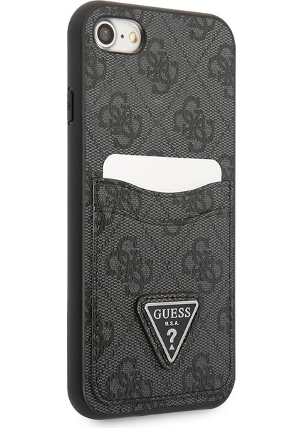 iPhone 8 Uyumlu Kılıf Guess Çift Kart Bölmeli Kapak