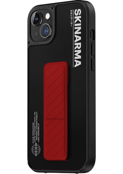 iPhone 14 Plus Uyumlu Kılıf Skinarma Standlı Deri Görünümlü Gyo Kapak modelleri