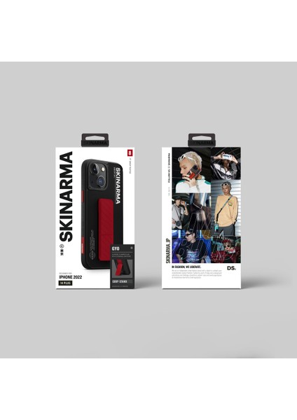 iPhone 14 Plus Uyumlu Kılıf Skinarma Standlı Deri Görünümlü Gyo Kapak fırsatları
