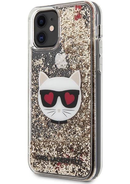 iPhone 11 Uyumlu Kılıf Sıvılı Simli Choupette Dizayn Kapak modelleri