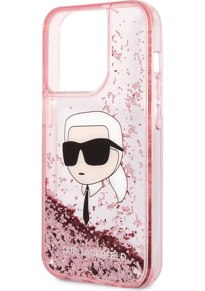 iPhone 14 Pro Max Uyumlu Kılıf Sıvılı Simli Karl Head Dizayn Kapak indirimleri