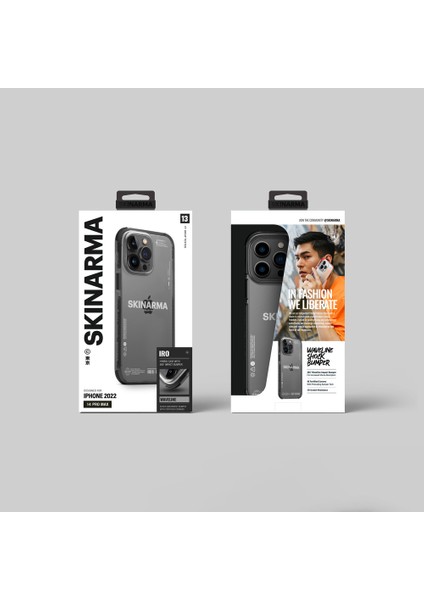 iPhone 14 Pro Uyumlu Kılıf Skinarma Şeffaf Airbag Tasarımlı Iro Kapak fırsatları