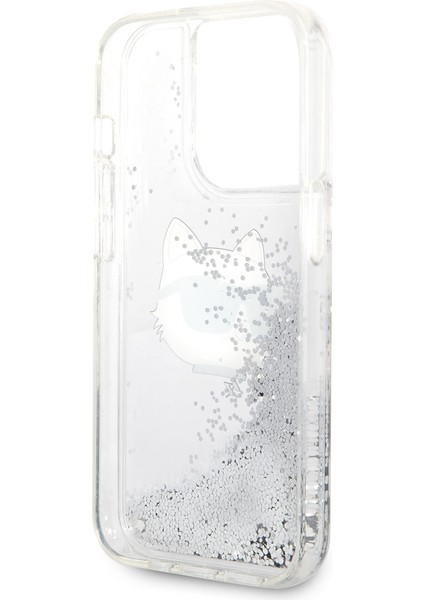 iPhone 14 Pro Max Uyumlu Kılıf Sıvılı Simli Choupette Head Dizayn Kapak fırsatları