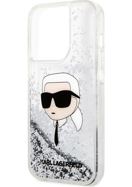 iPhone 14 Pro Max Uyumlu Kılıf Sıvılı Simli Karl Head Dizayn Kapak fırsatları