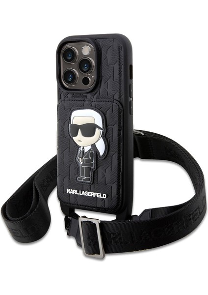 iPhone 14 Pro Uyumlu Kılıf Boyun Askılı Kartlıklı Karl Dizayn Kapak fırsatları