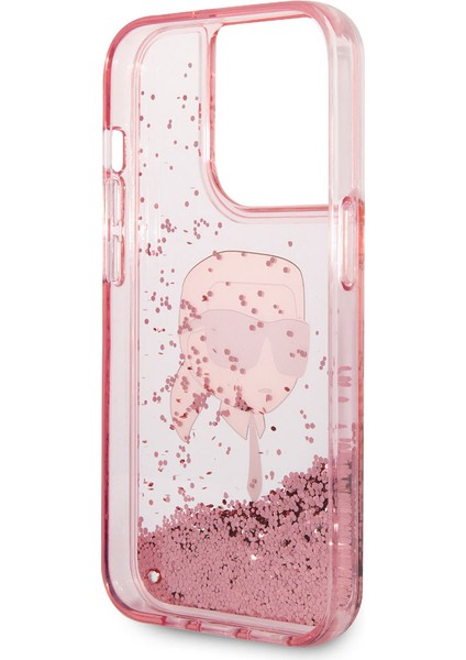 iPhone 14 Pro Uyumlu Kılıf Sıvılı Simli Karl Head Dizayn Kapak fırsatları