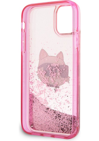 iPhone 11 Uyumlu Kılıf Sıvılı Simli Choupette Head Dizayn Kapak indirimleri