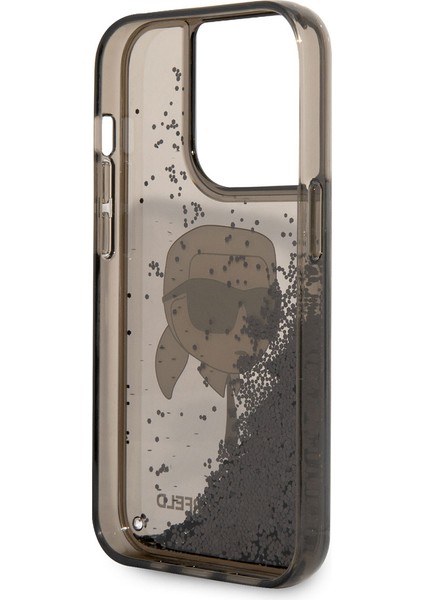 iPhone 14 Pro Uyumlu Kılıf Sıvılı Simli Karl Head Dizayn Kapak indirimleri