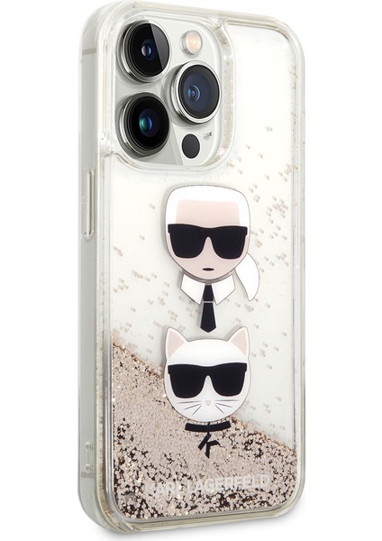 iPhone 14 Pro Max Uyumlu Kılıf Sıvılı Simli K&c Head Dizayn Kapak modelleri