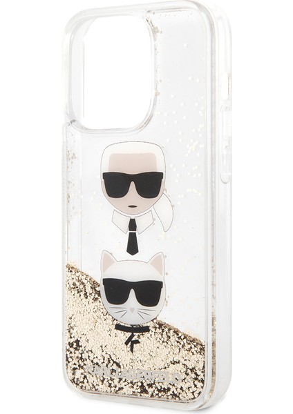 iPhone 14 Pro Max Uyumlu Kılıf Sıvılı Simli K&c Head Dizayn Kapak indirimleri