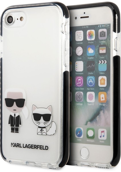 iPhone Se 2022 Uyumlu Kılıf Kenarları Siyah Silikon K&c Dizayn Kapak