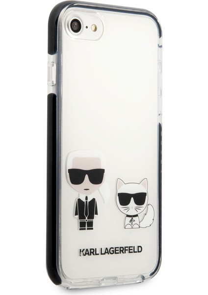 iPhone 8 Uyumlu Kılıf Kenarları Siyah Silikon K&c Dizayn Kapak modelleri