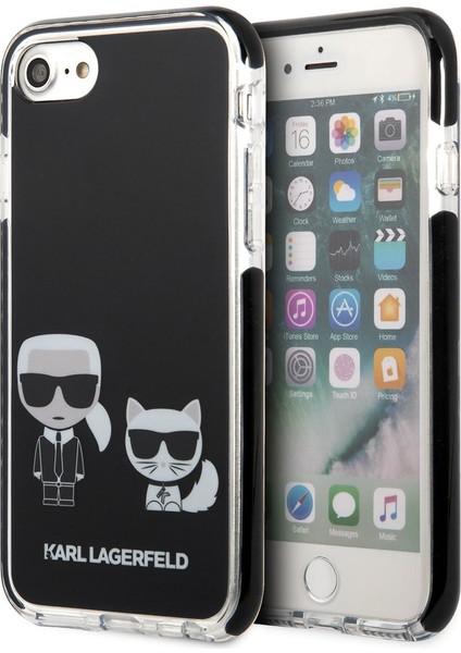 iPhone Se 2020 Uyumlu Kılıf Kenarları Siyah Silikon K&c Dizayn Kapak