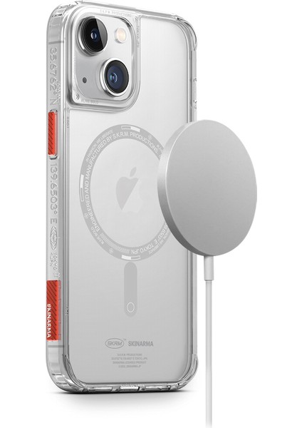 iPhone 14 Uyumlu Kılıf Skinarma Şeffaf Airbag Tasarımlı Magsafe Şarj Özellikli Saido Kapak fırsatları